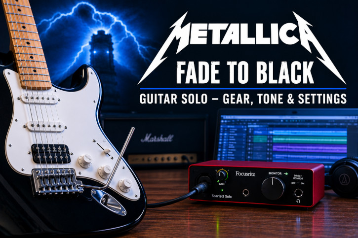 Metallica - Fade to Black Outro Guitar Solo Cover