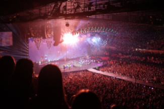 Band at stadium