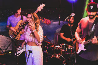 Band rehearsing